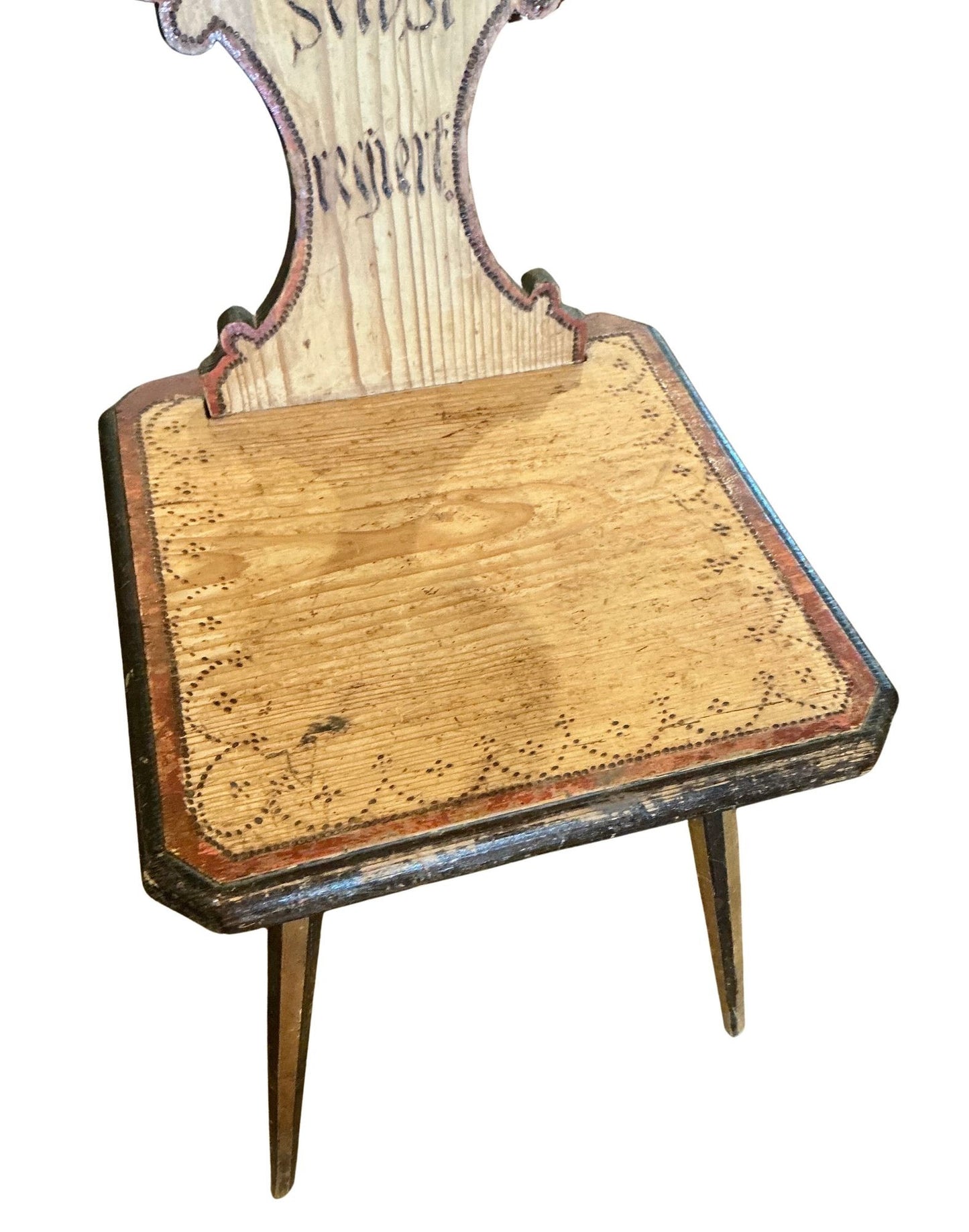 Antique German Folk Art - Mountain Chair