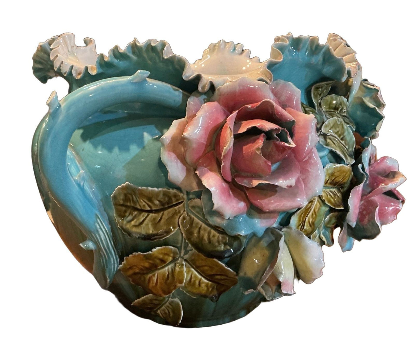 Large Majolica Jardiniere Circa 1900