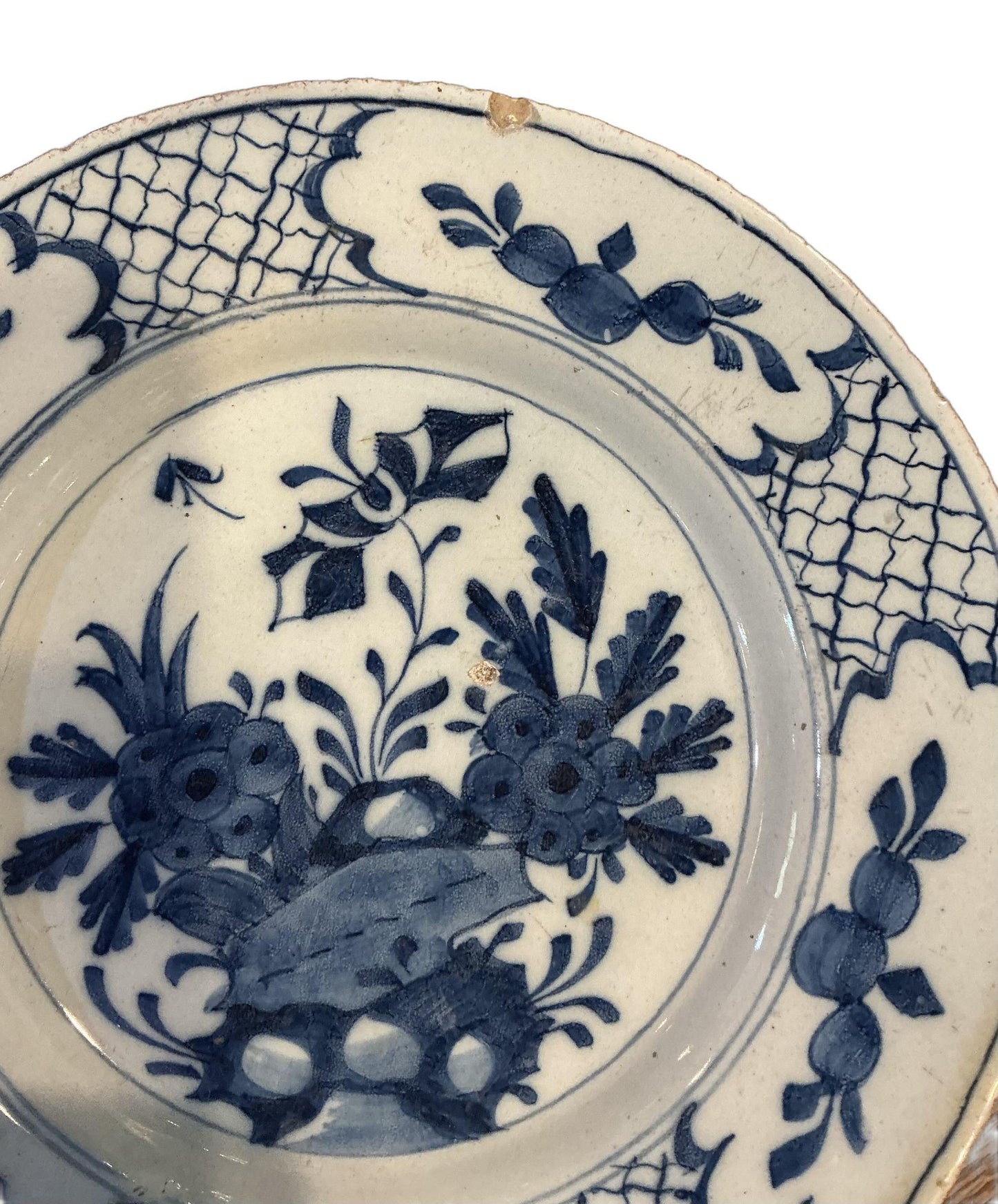Delft Plate, Circa 1765