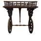 Antique Handcarved French Tea Cart, Circa 1880