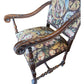 Circa 1880 Continental Arm Chair with Tapestry