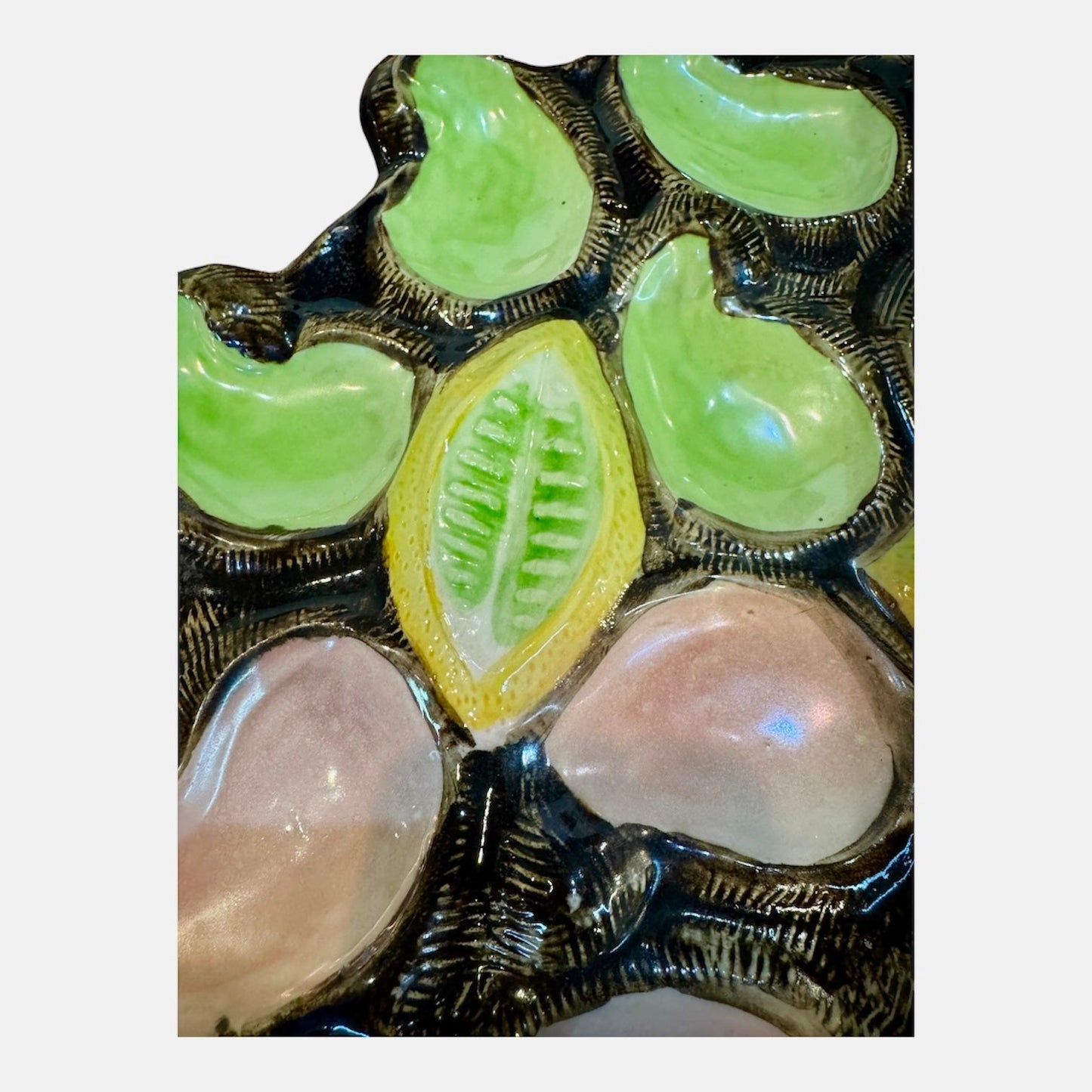 Mid Century Vallaruis France Oyster Platter