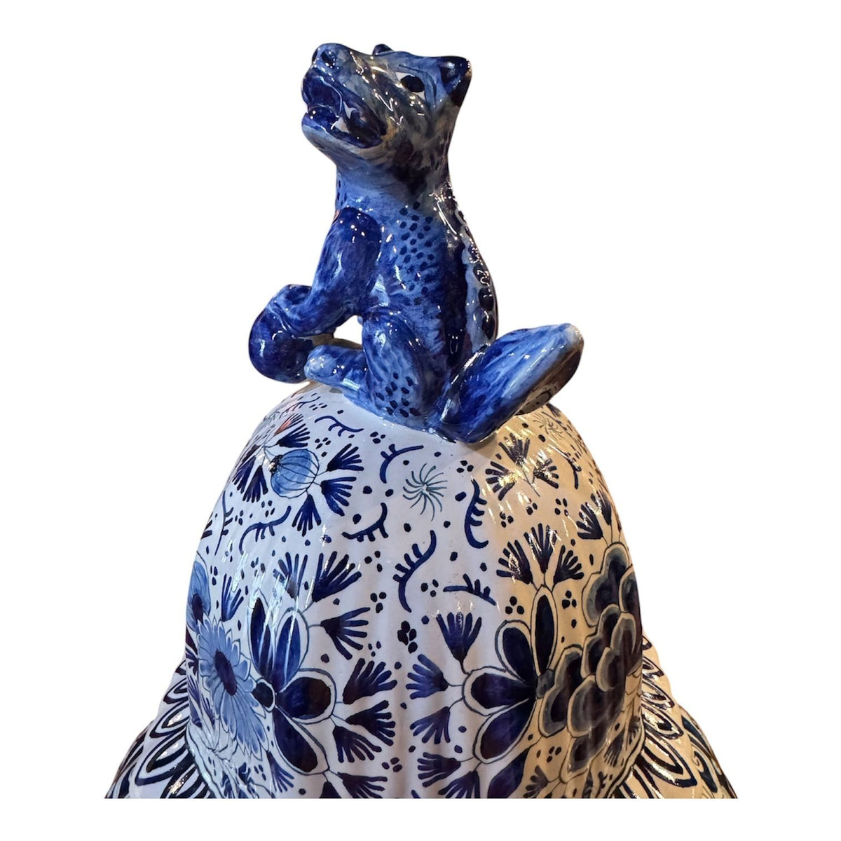 19th Century Monumental Delft Ginger Jar