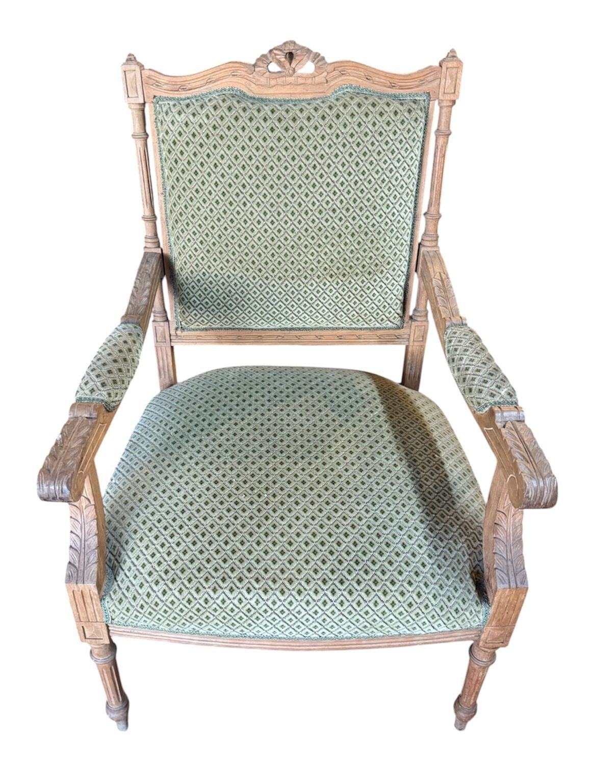 Pair of Antique French Arm Chairs Louis XV