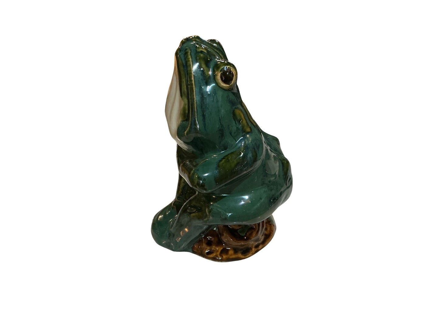 1930’s Majolica Terra Cotta Frog