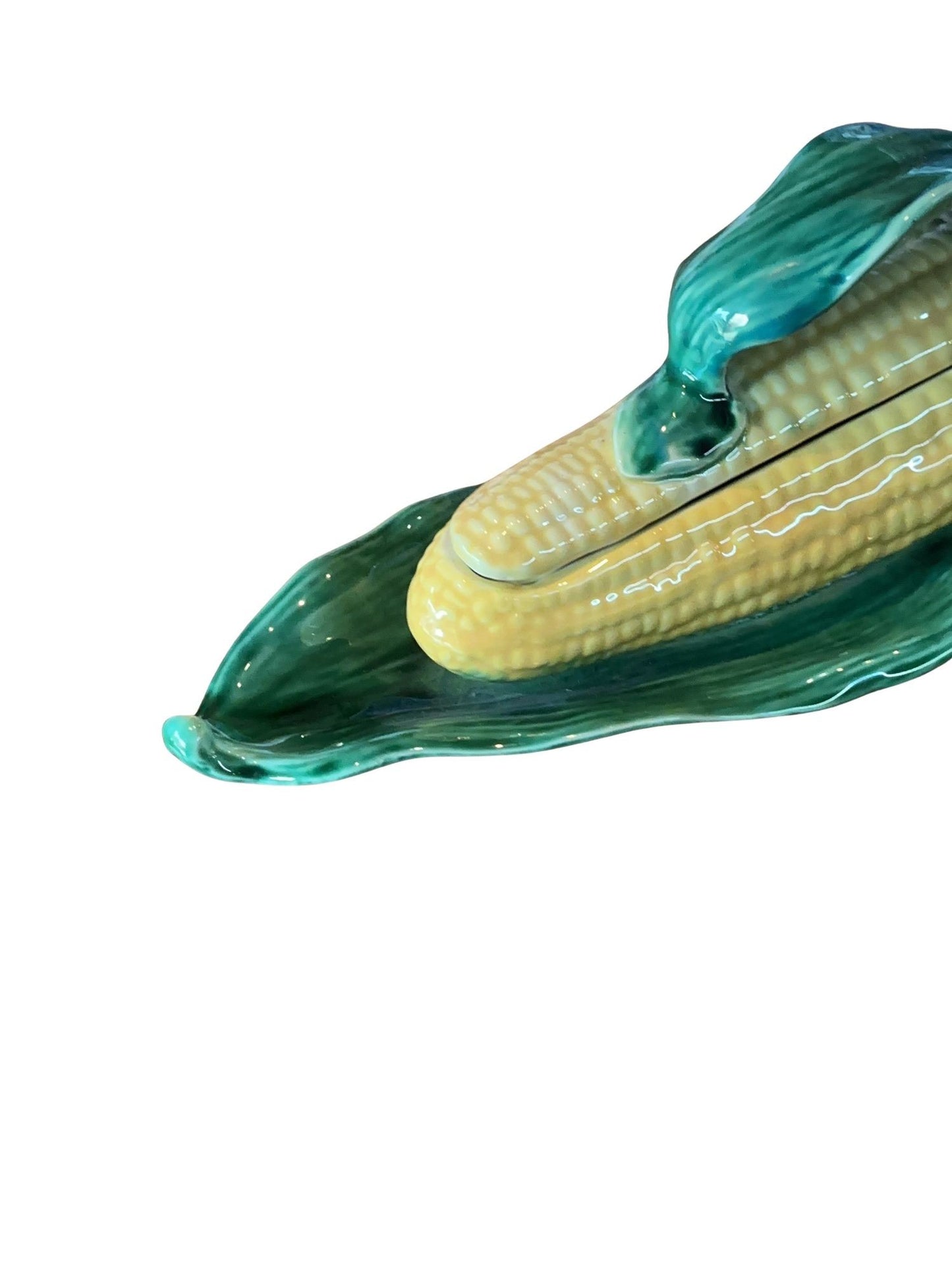 Sarreguemine France Corn on the Cob Tureen