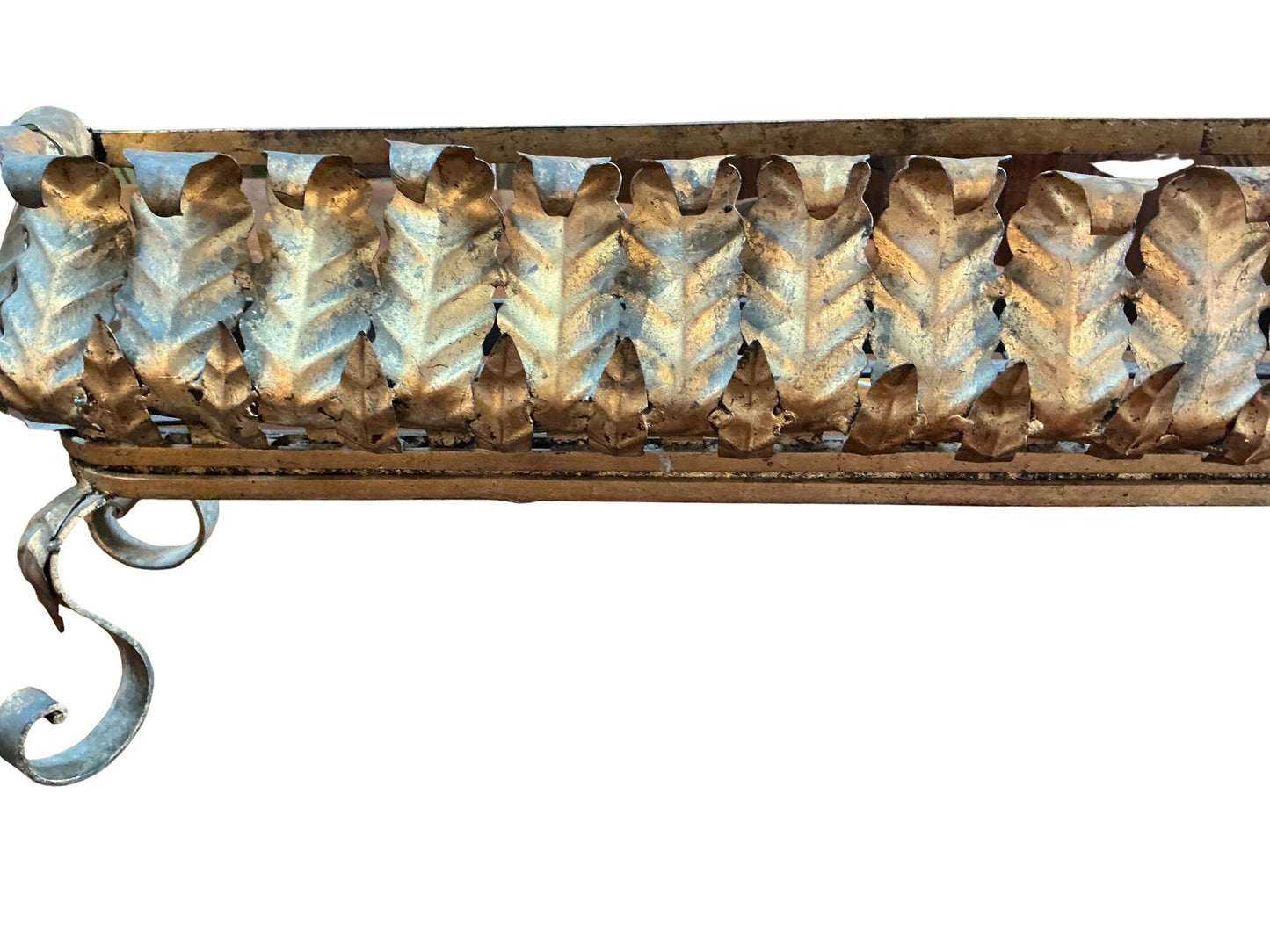 Mid century Italian Florentine metal jardiniere