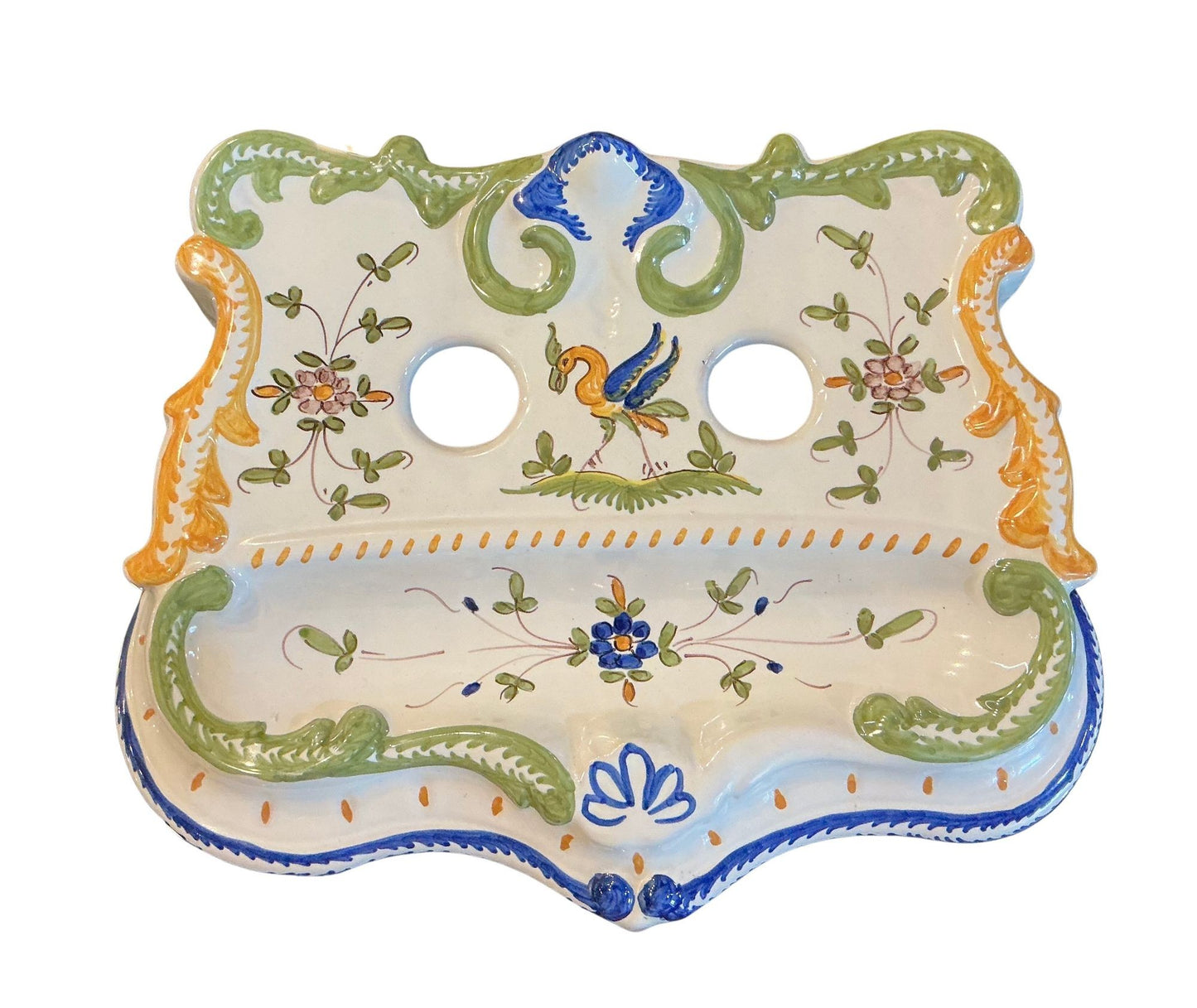 Rouen France Inkwell Desk Set