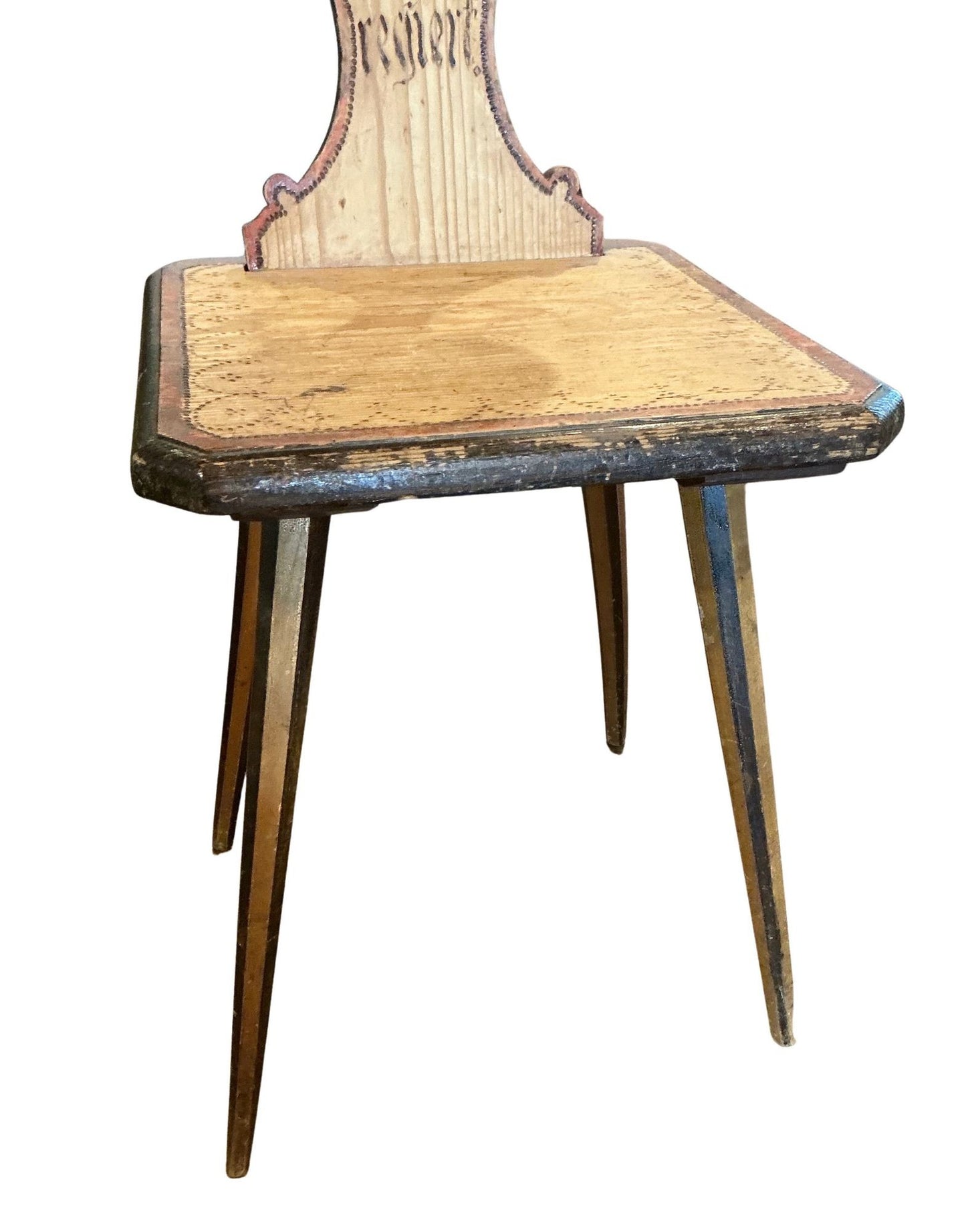 Antique German Folk Art - Mountain Chair