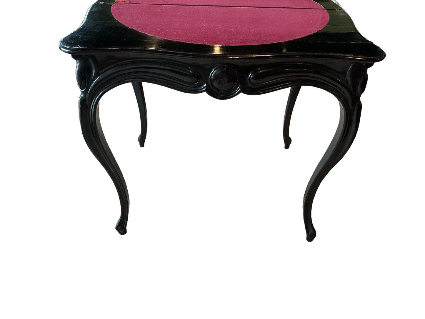 Rococo Ebonized Game Table Circa 1900