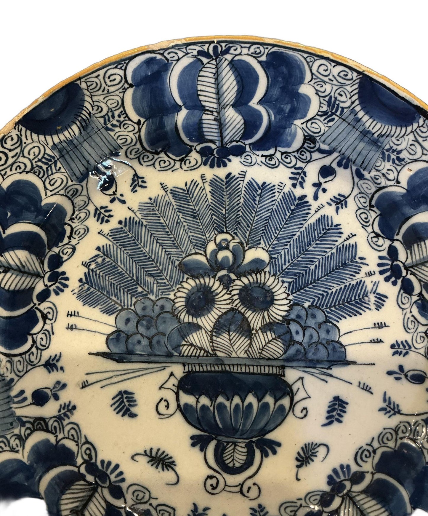 Delft “Peacock” Plate, Circa 1750’s