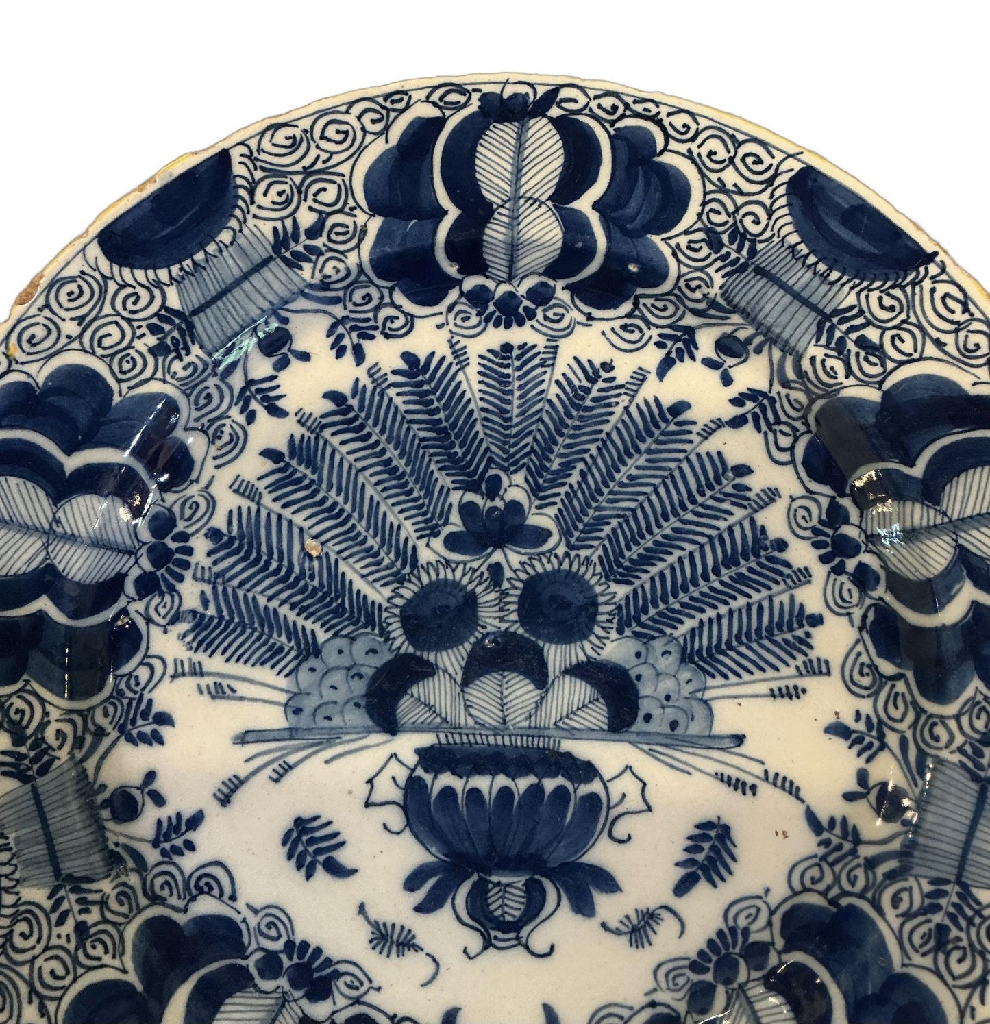 Delft “Peacock” Plate, Circa 1750’s