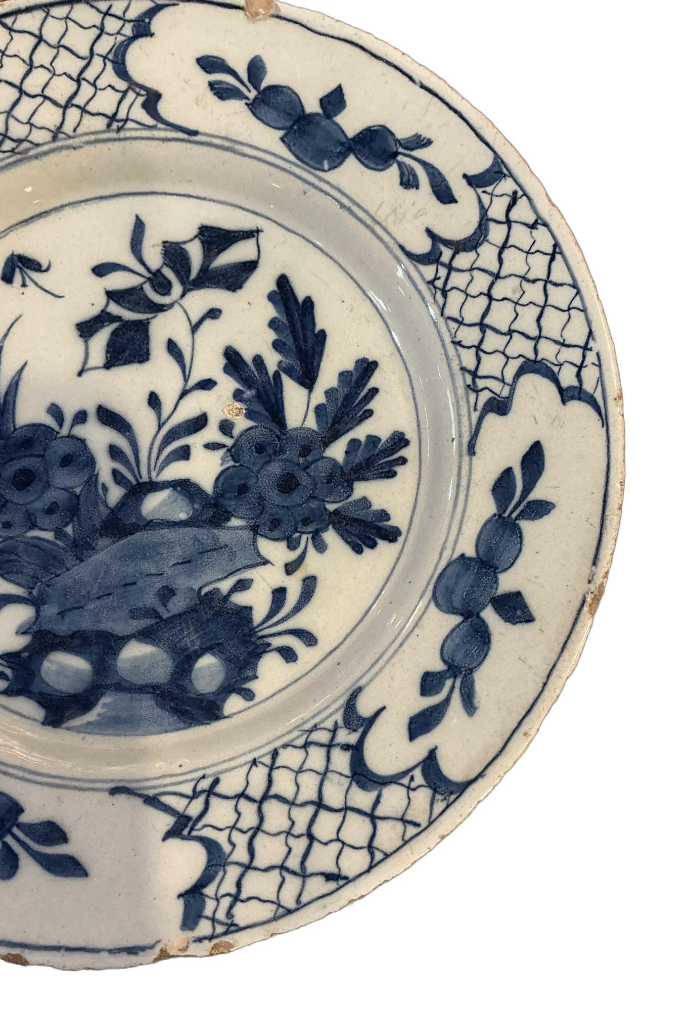 Delft Plate, Circa 1765