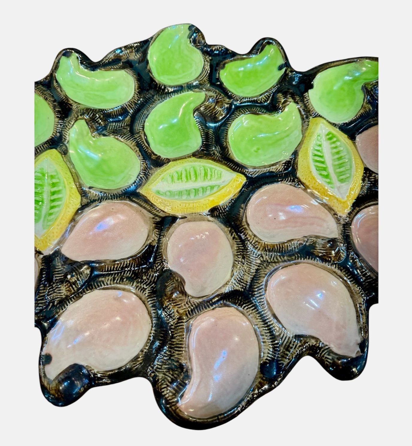 Mid Century Vallaruis France Oyster Platter