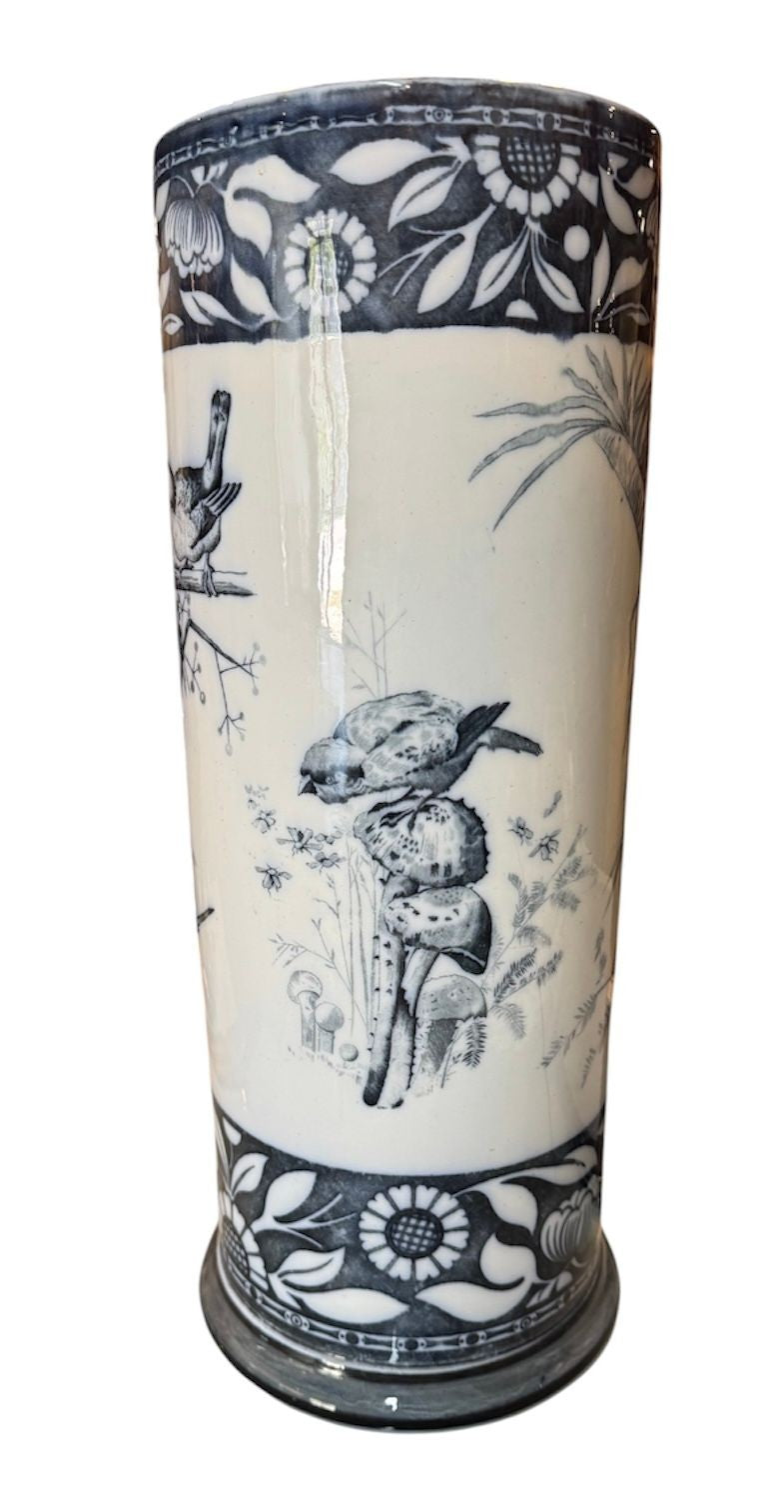 1920’s Dutch Transferware Pottery Umbrella Stand