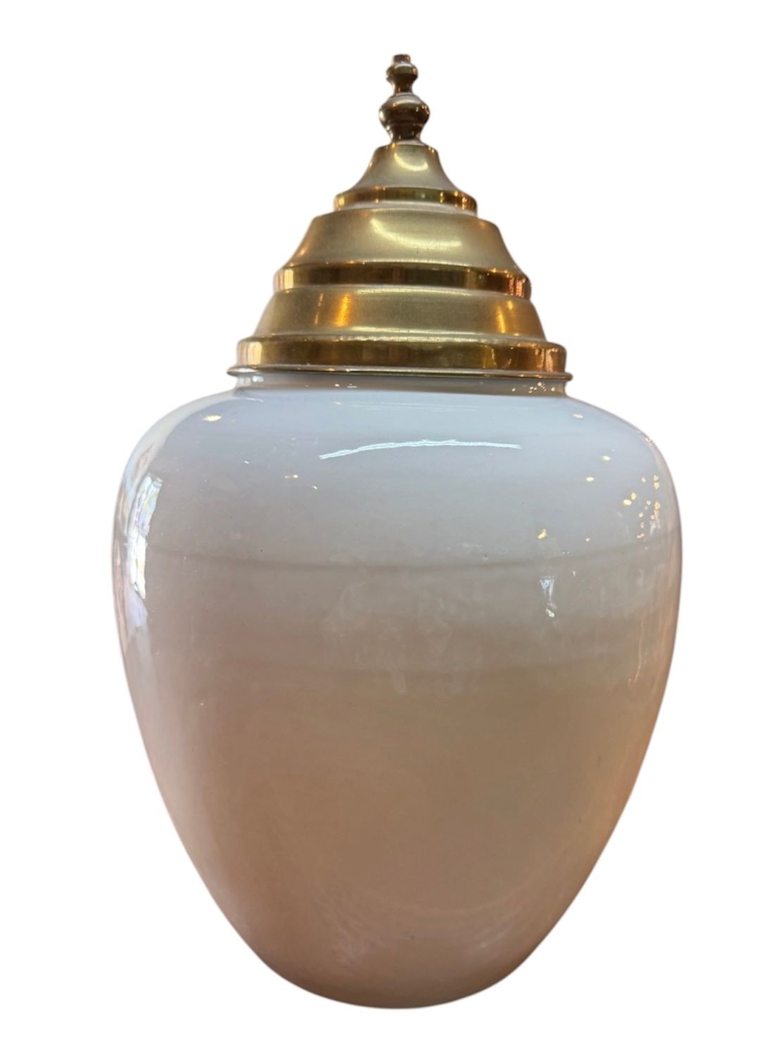 Circa 1880-1900 Polychrome Delft Toeback Jar