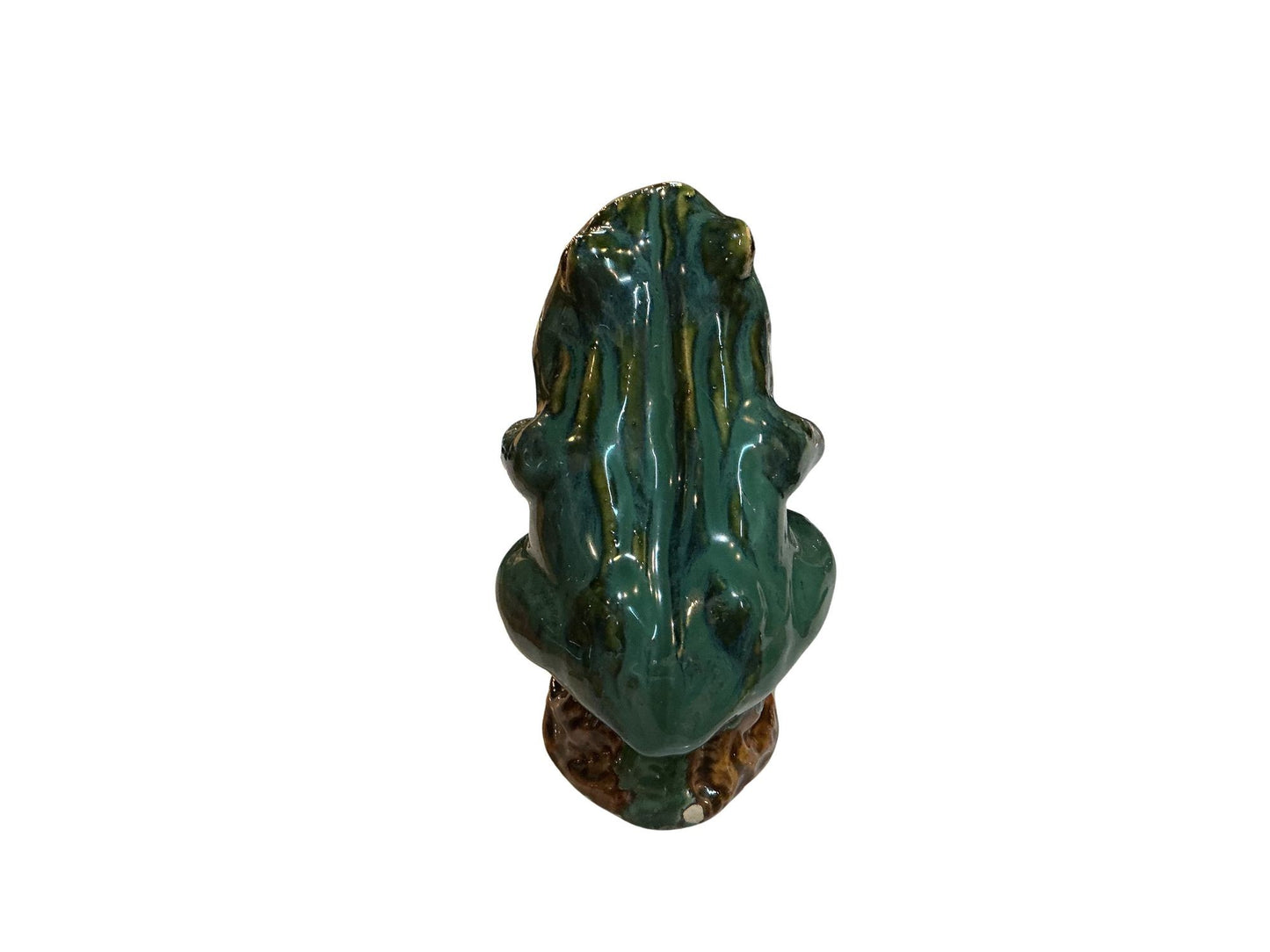 1930’s Majolica Terra Cotta Frog