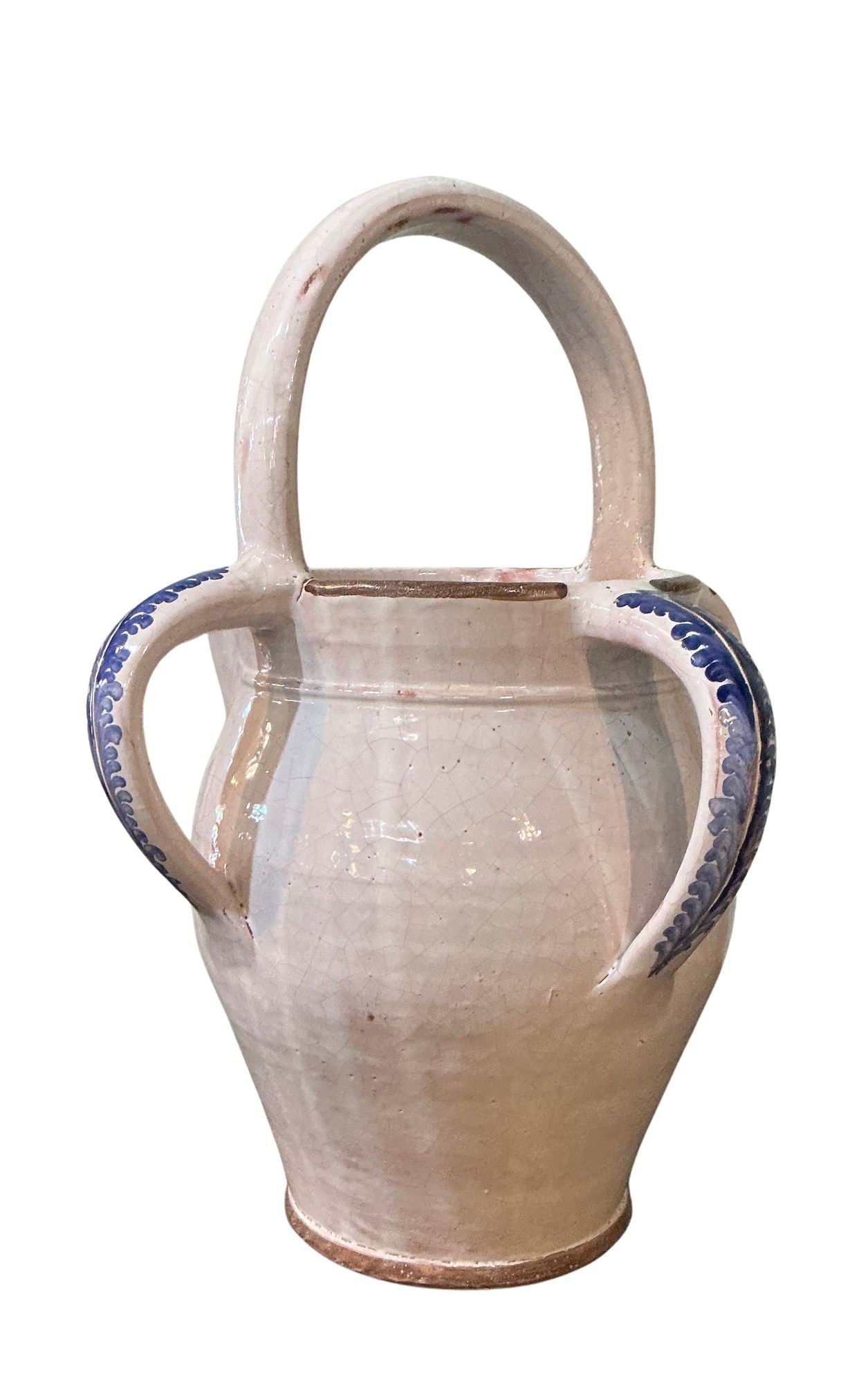 Antique French Pottery Milk Jug
