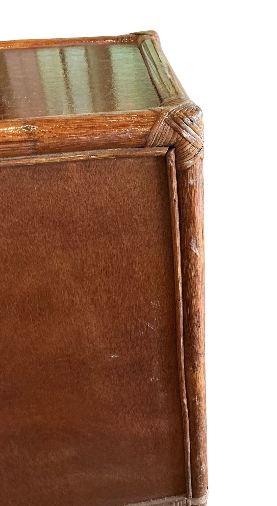 Mid Century French Designer Bamboo Cabinet