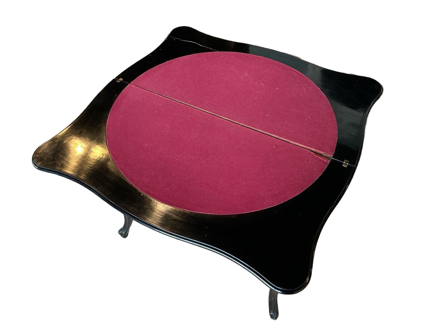 Rococo Ebonized Game Table Circa 1900