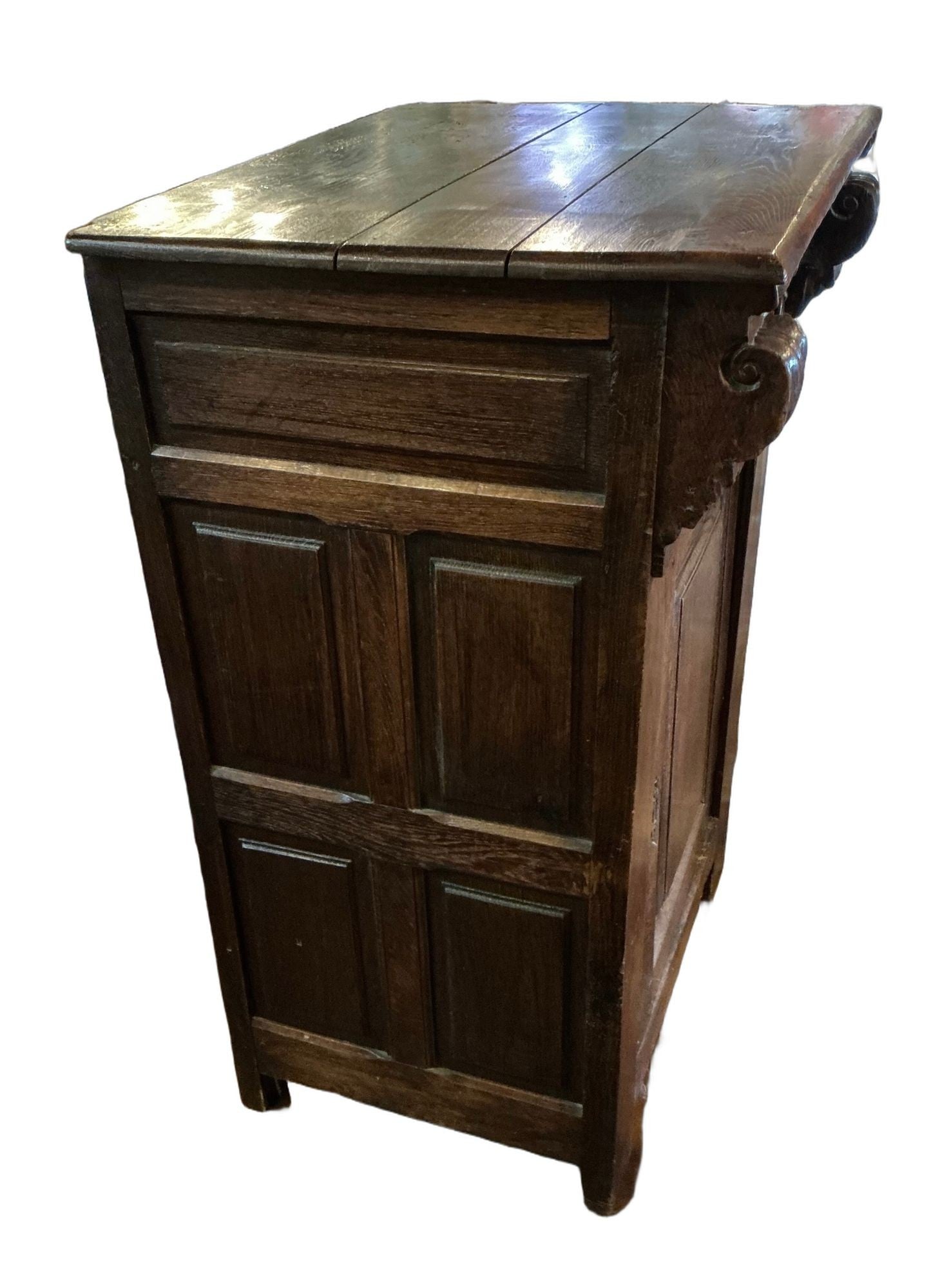 French Walnut One Door Buffet, Circa 1860-1880