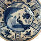 18th Century Delft Platter with Peacock