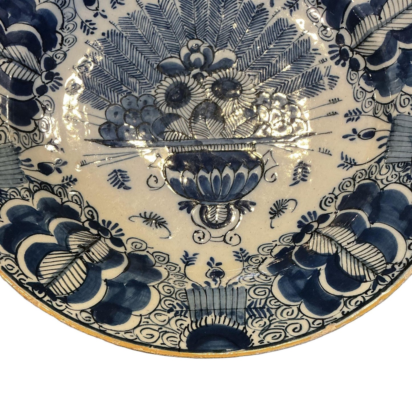 Delft “Peacock” Plate, Circa 1750’s