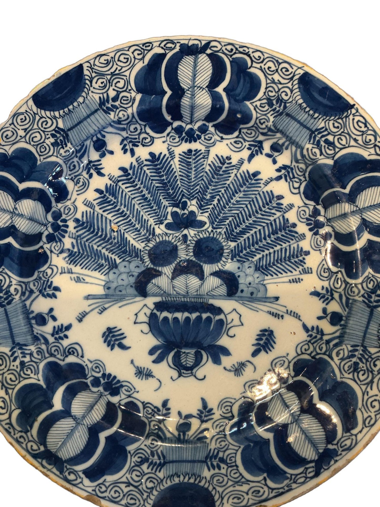 Delft “Peacock” Plate, Circa 1750’s