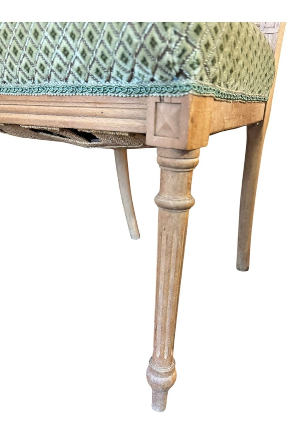 Antique Louis XV Carved Oak French Dining Chairs - Set of 4