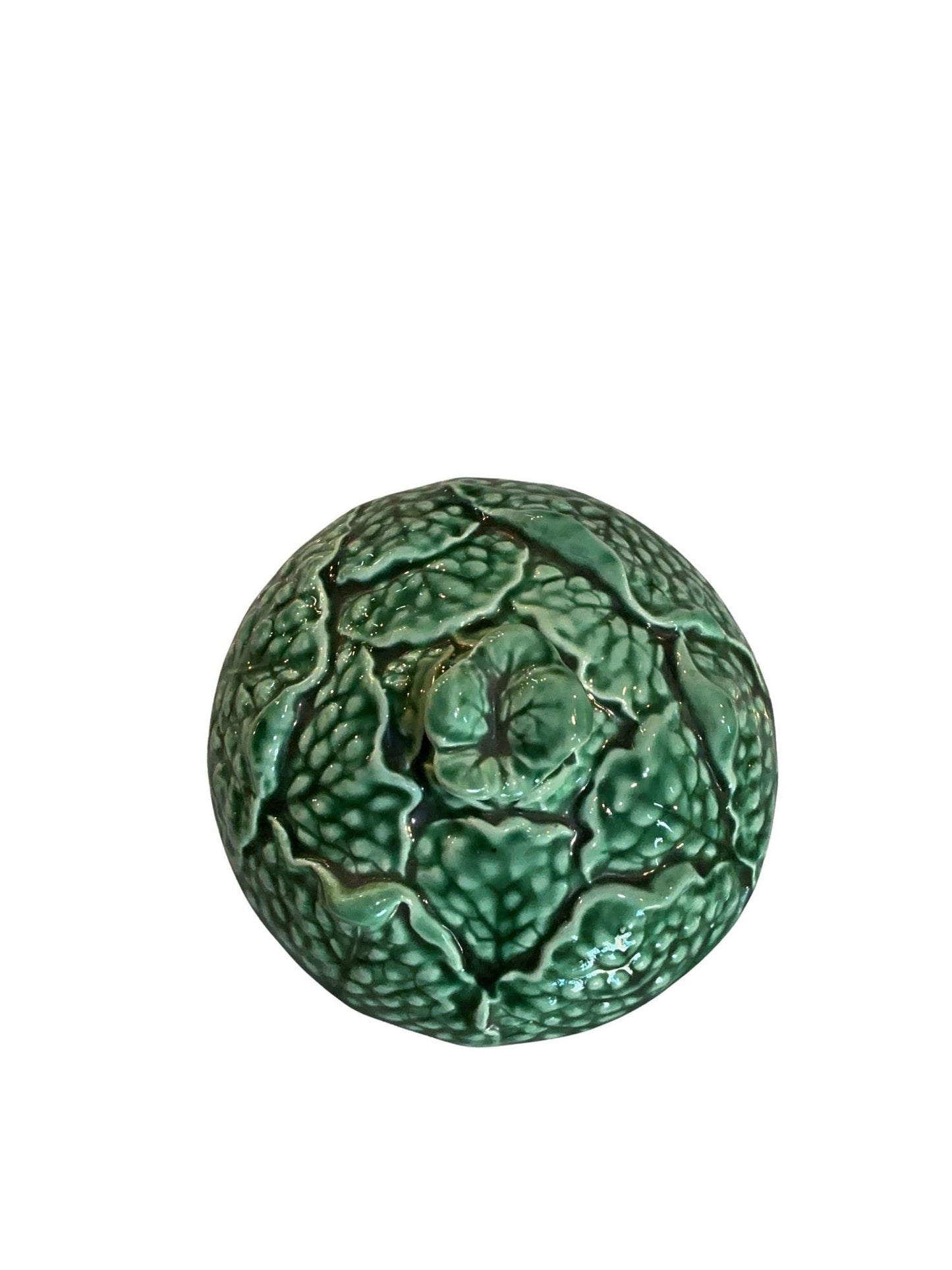 Sarreguemines France Cabbage Ware Petite Tureen