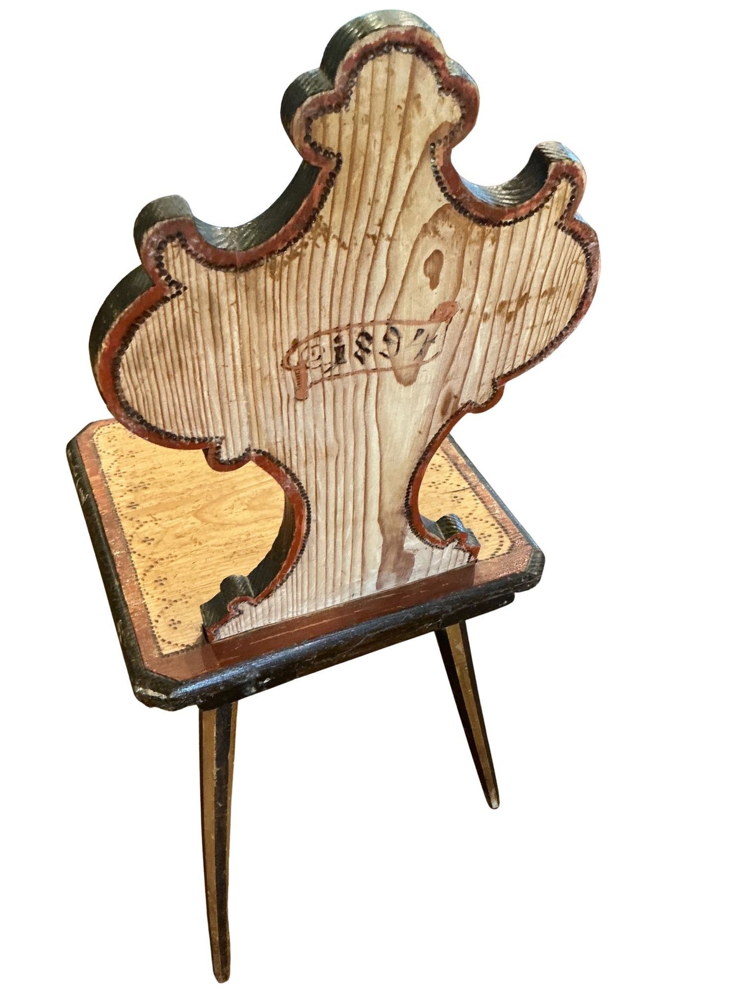 Antique German Folk Art - Mountain Chair