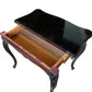 Rococo Ebonized Game Table Circa 1900