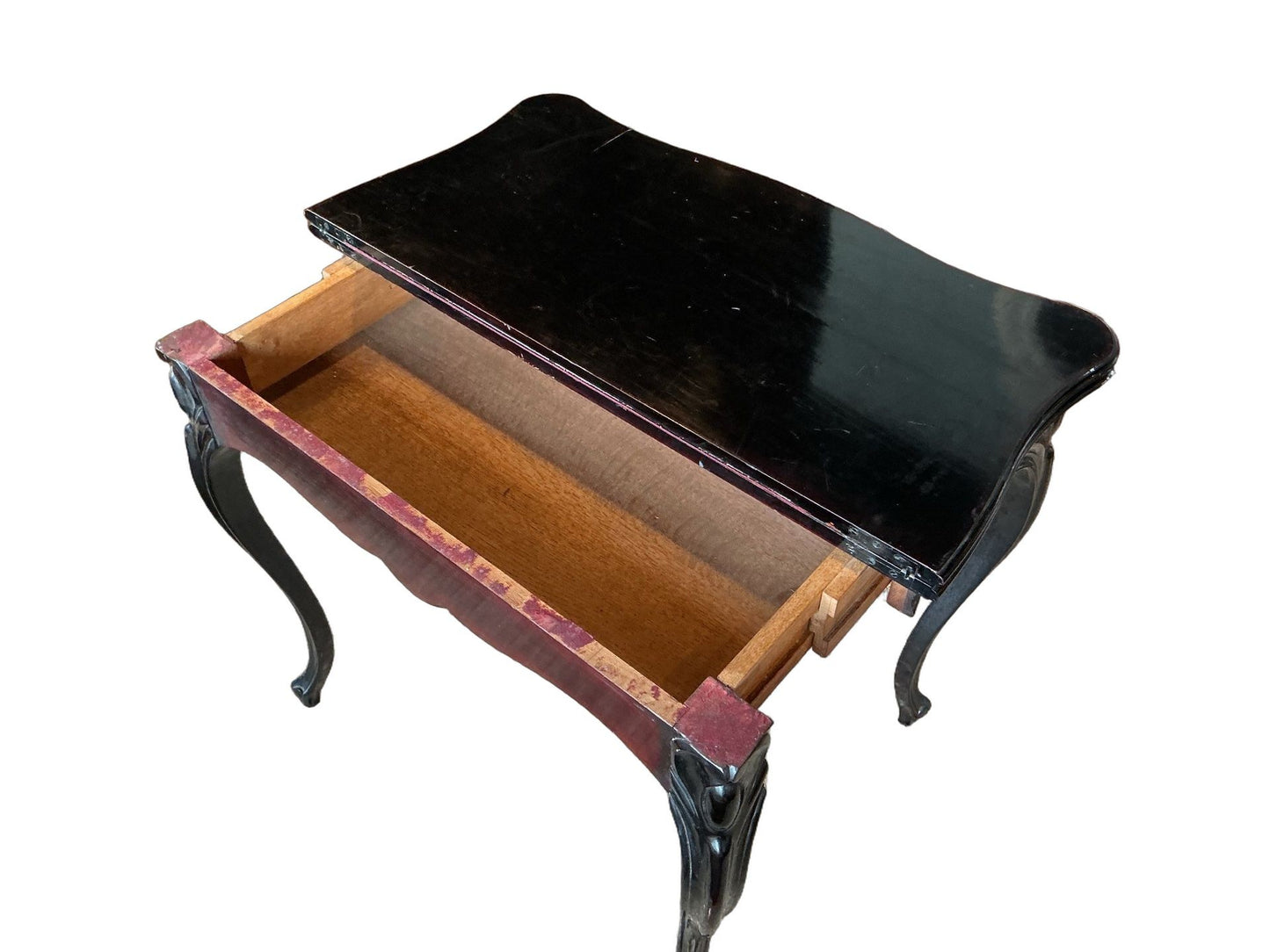 Rococo Ebonized Game Table Circa 1900