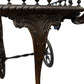 Antique Handcarved French Tea Cart, Circa 1880