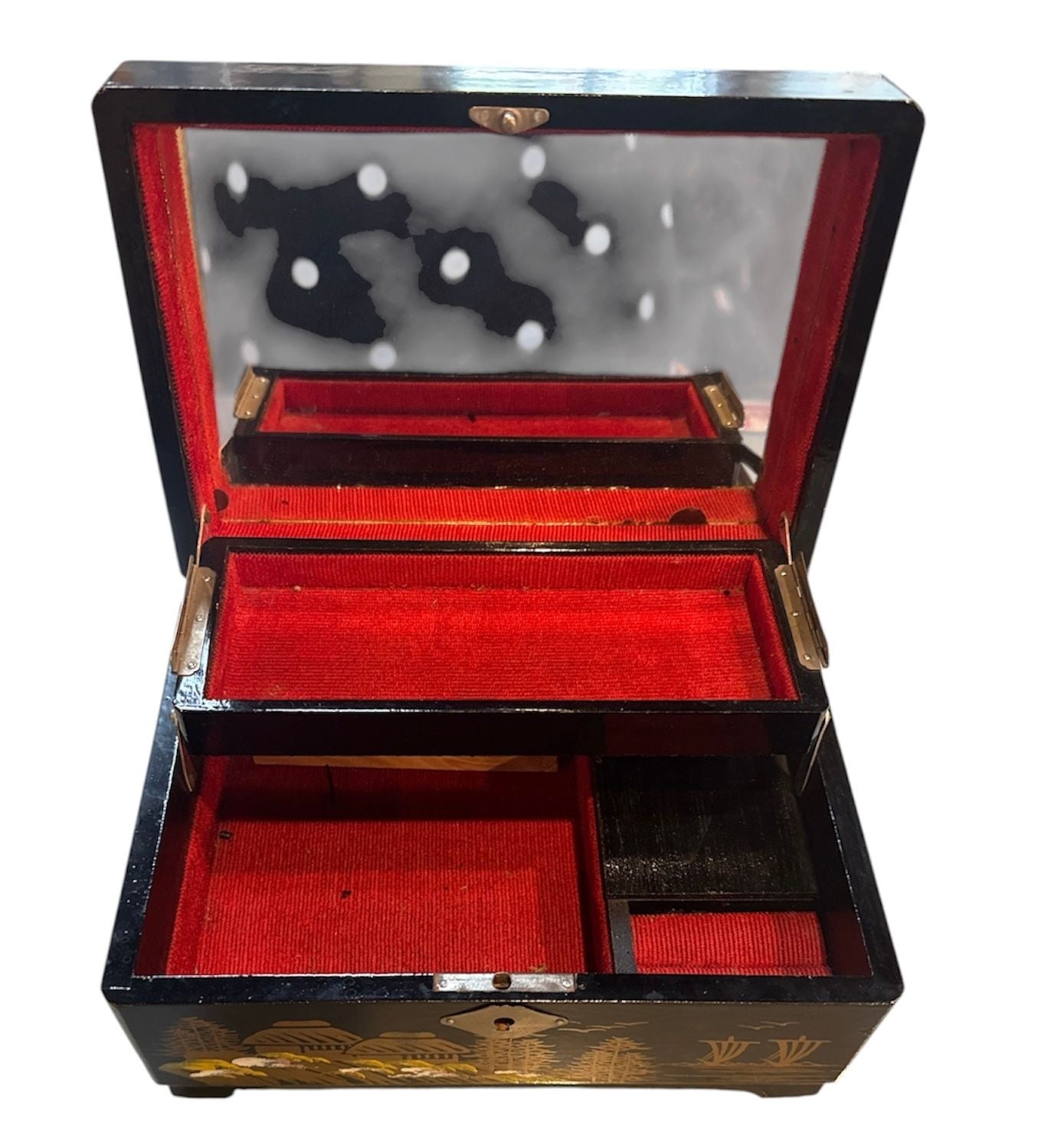 Japanese Lacquered Jewelry Box