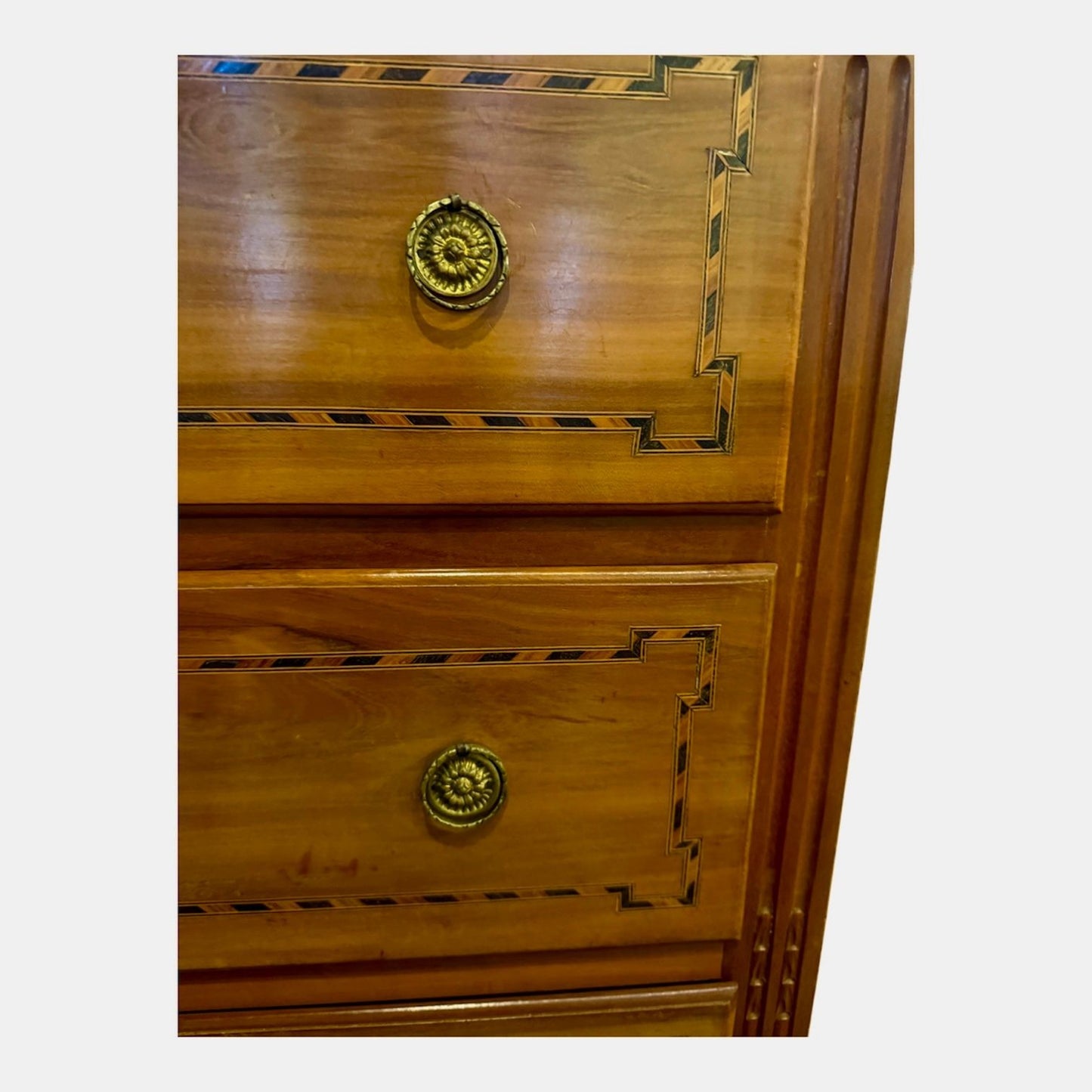 Louis XVI Chest of Drawers with Inlaid Details