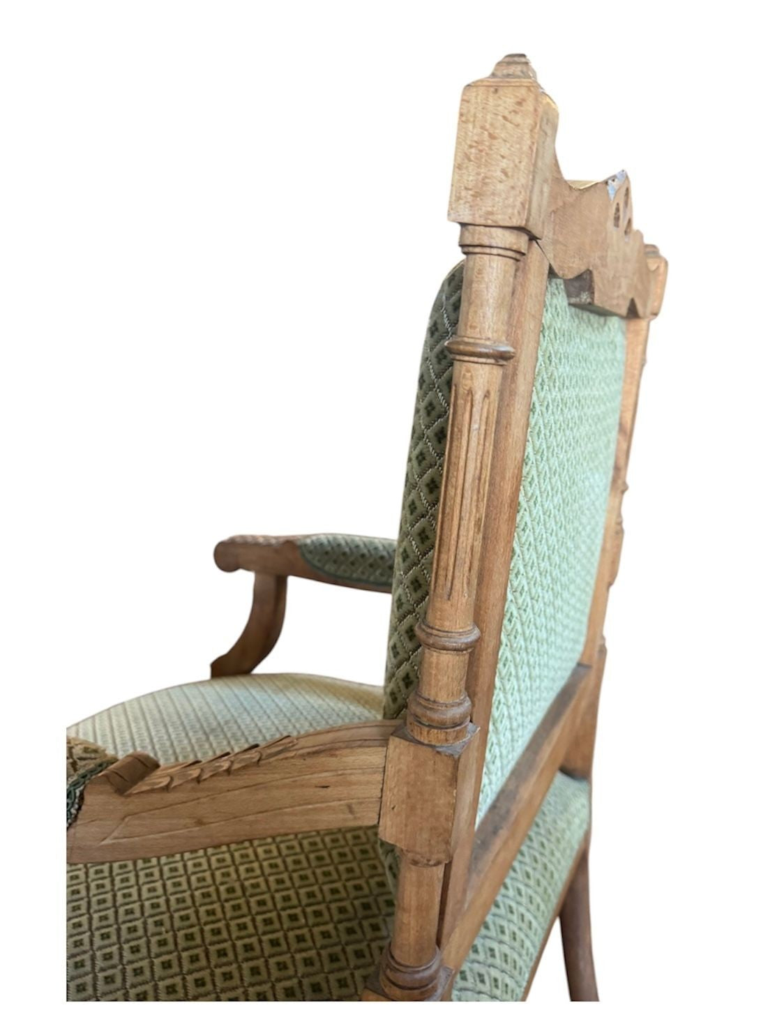 Pair of Antique French Arm Chairs Louis XV