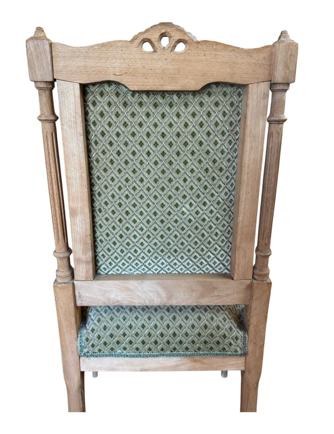 Antique Louis XV Carved Oak French Dining Chairs - Set of 4