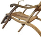 1920’s French Caned Chaise Lounge Bleached