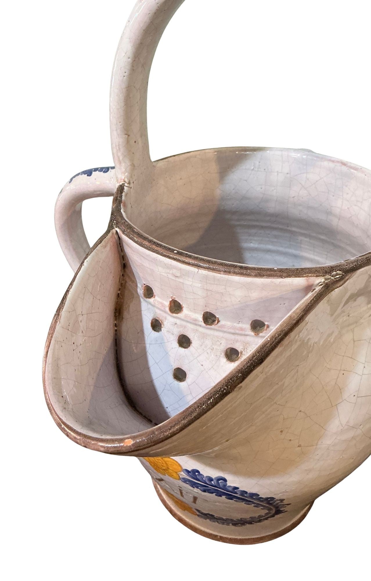 Antique French Pottery Milk Jug