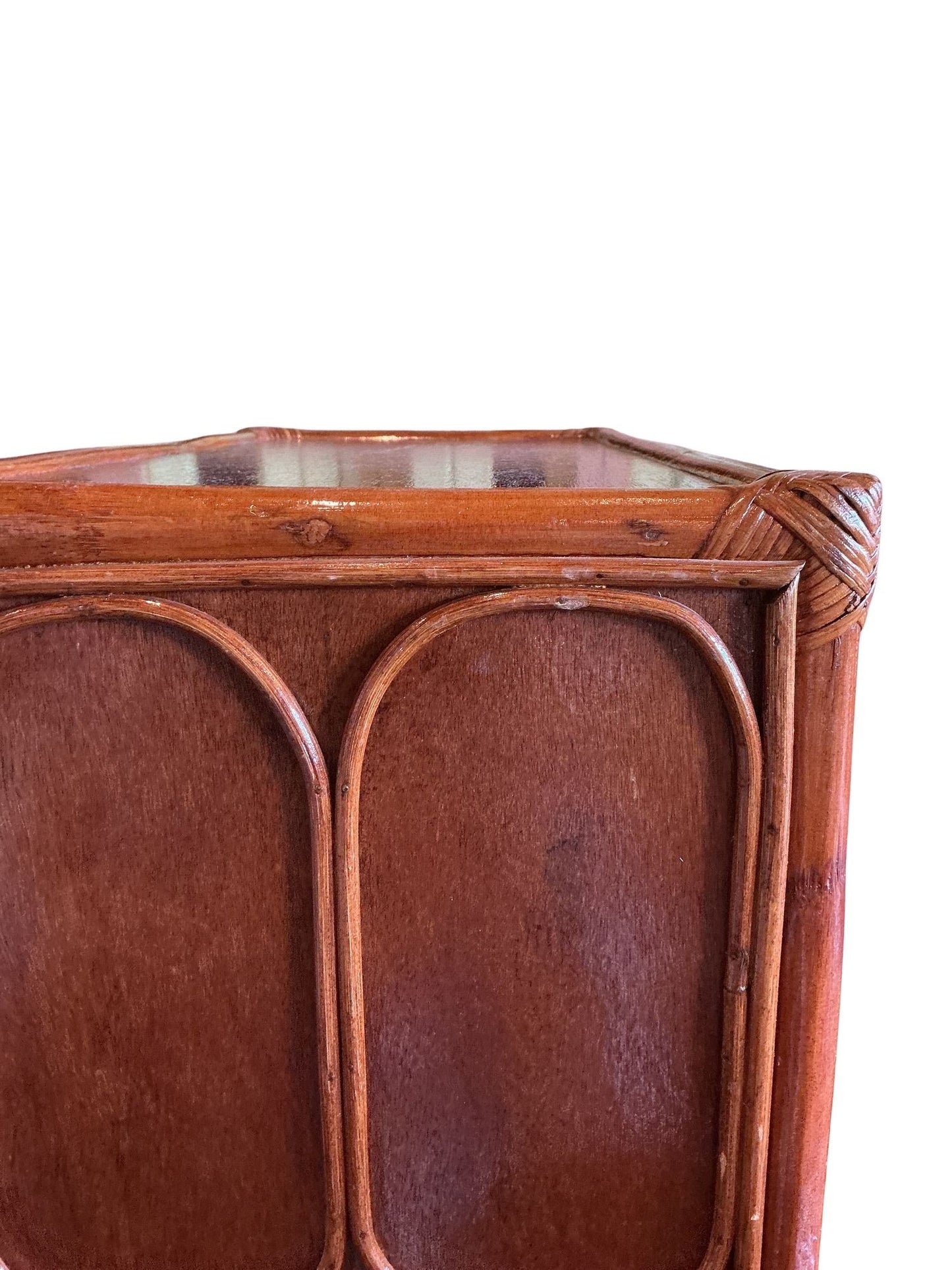Mid Century French Designer Bamboo Cabinet