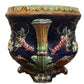 Belgian Majolica Cache Pots Circa 1900