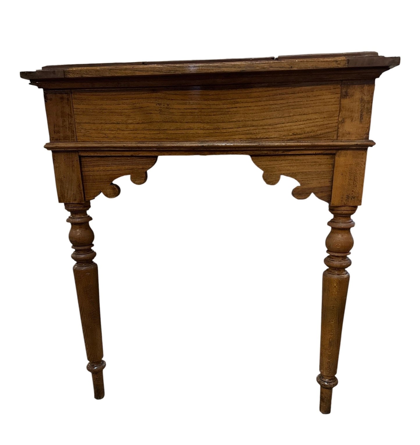 French Elm Wood Writing Desk, Circa 1900-20’s