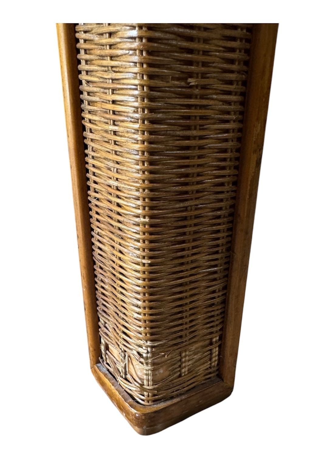 Mid-century Faux Bamboo/Rattan Dining Set