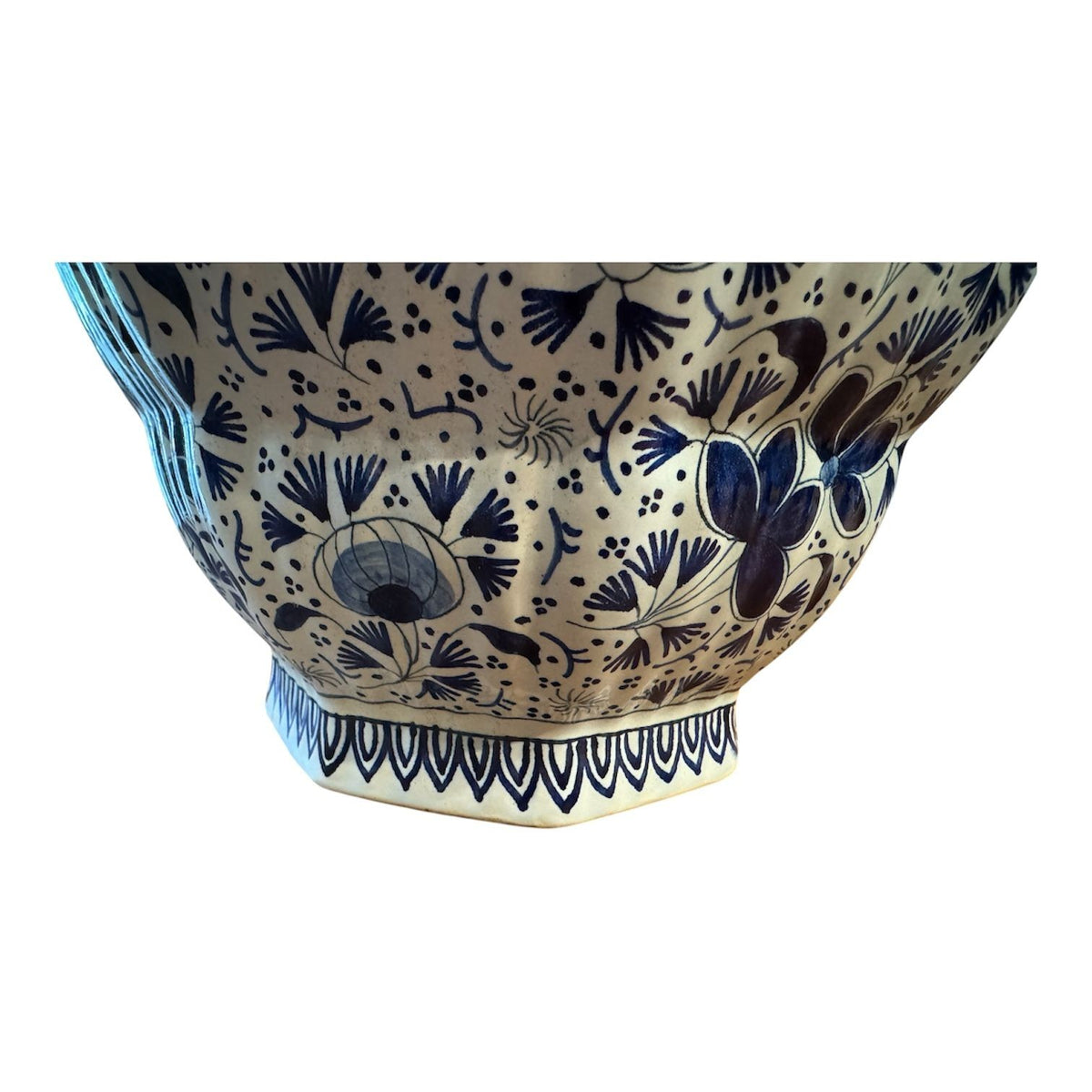 19th Century Monumental Delft Ginger Jar