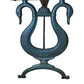 1920’2 Art Deco France Swan Table, Cast Iron Base and Walnut top