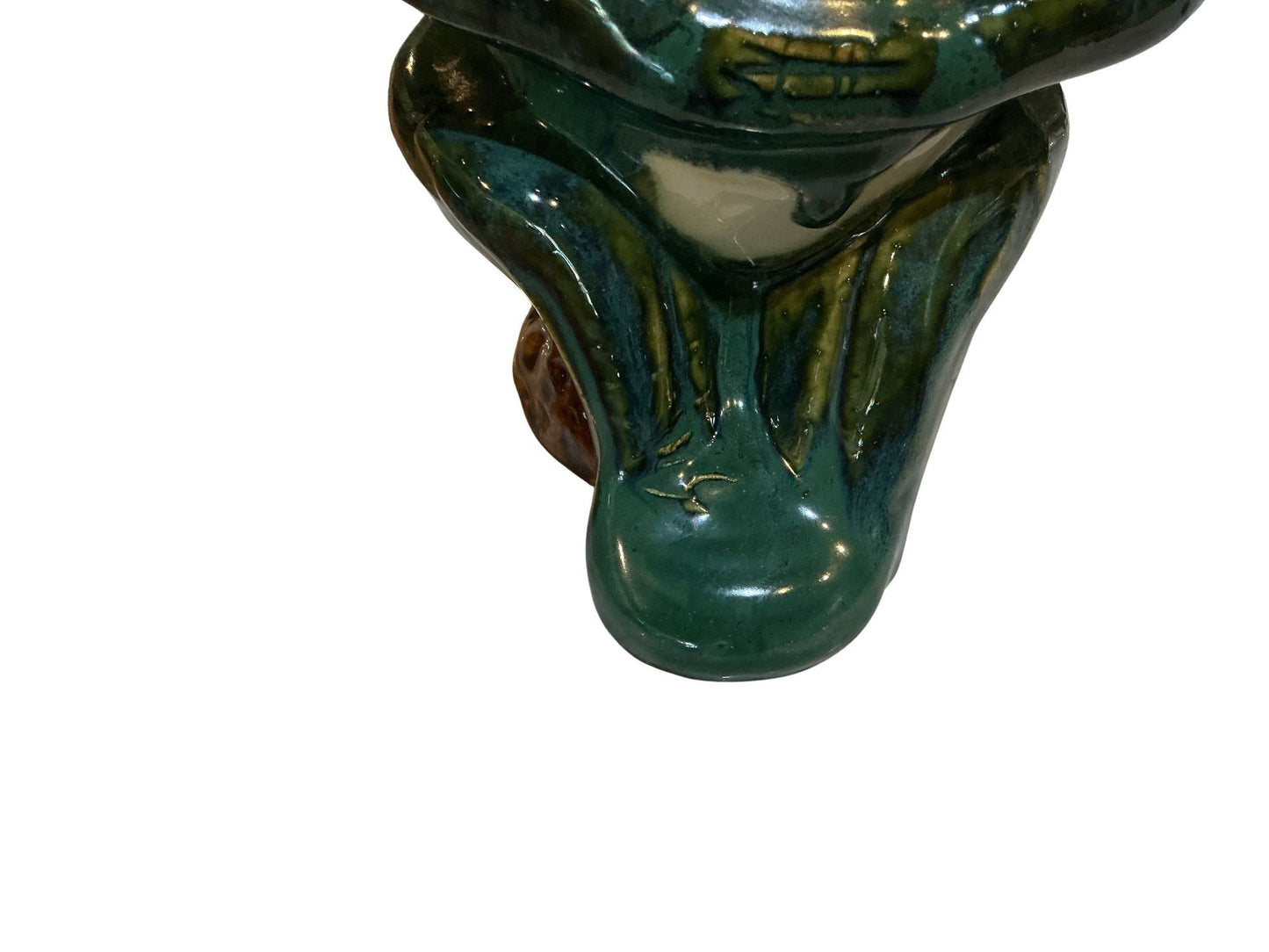 1930’s Majolica Terra Cotta Frog