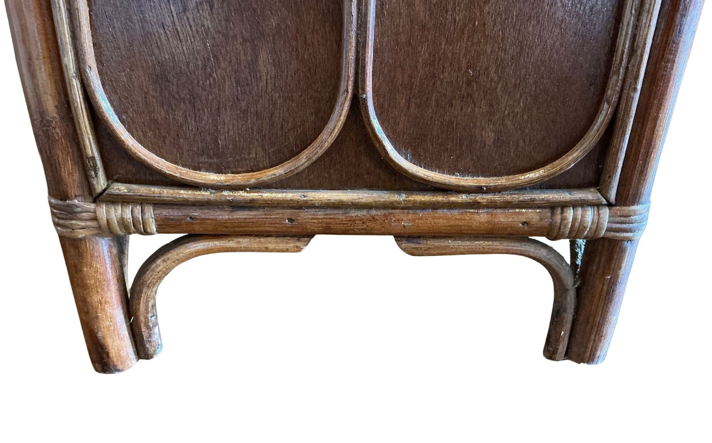 Mid Century French Designer Bamboo Cabinet