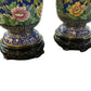 Exceptional Pair of Chinese Cloisonné Vases with Carved Stands