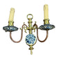 Dutch Delft Hand Painted Sconces - Pair